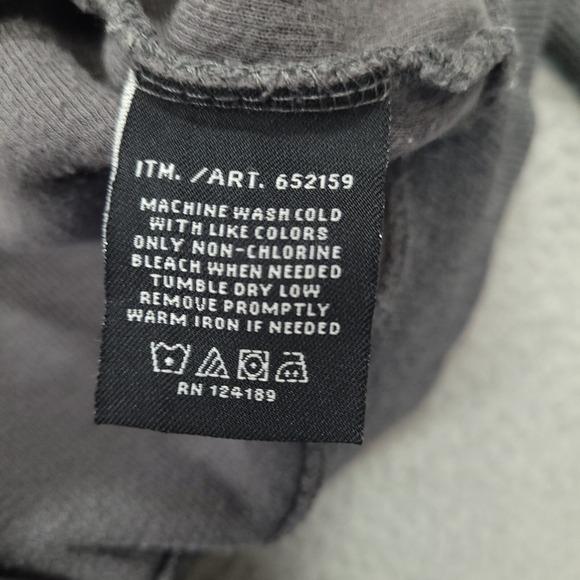 Kirkland‎ Signature Men's M 1/4 Zip Pullover Mock Neck Sweater Gray - Picture 5 of 6